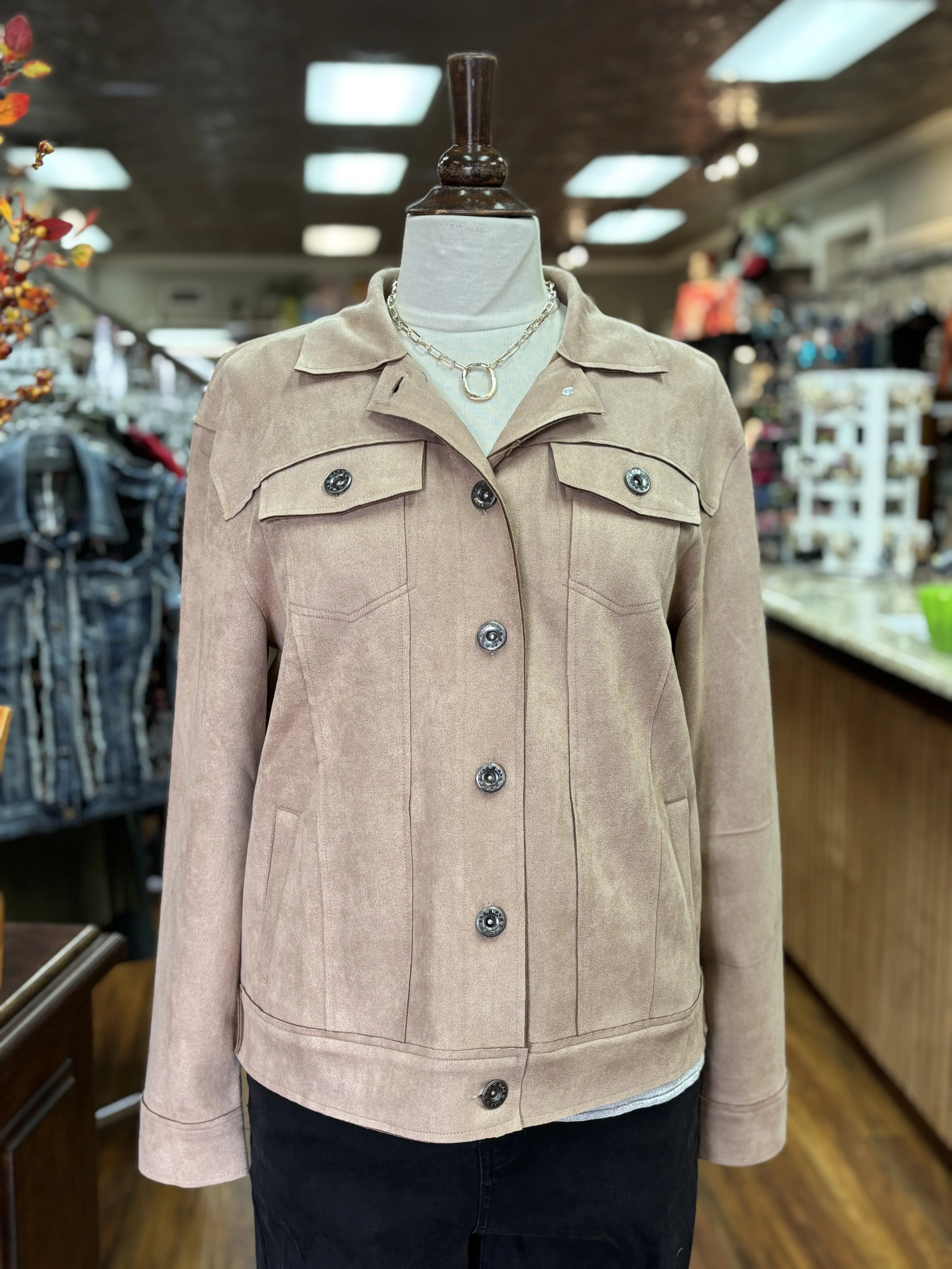 W.A.Y. - Suede Cowboy Jacket