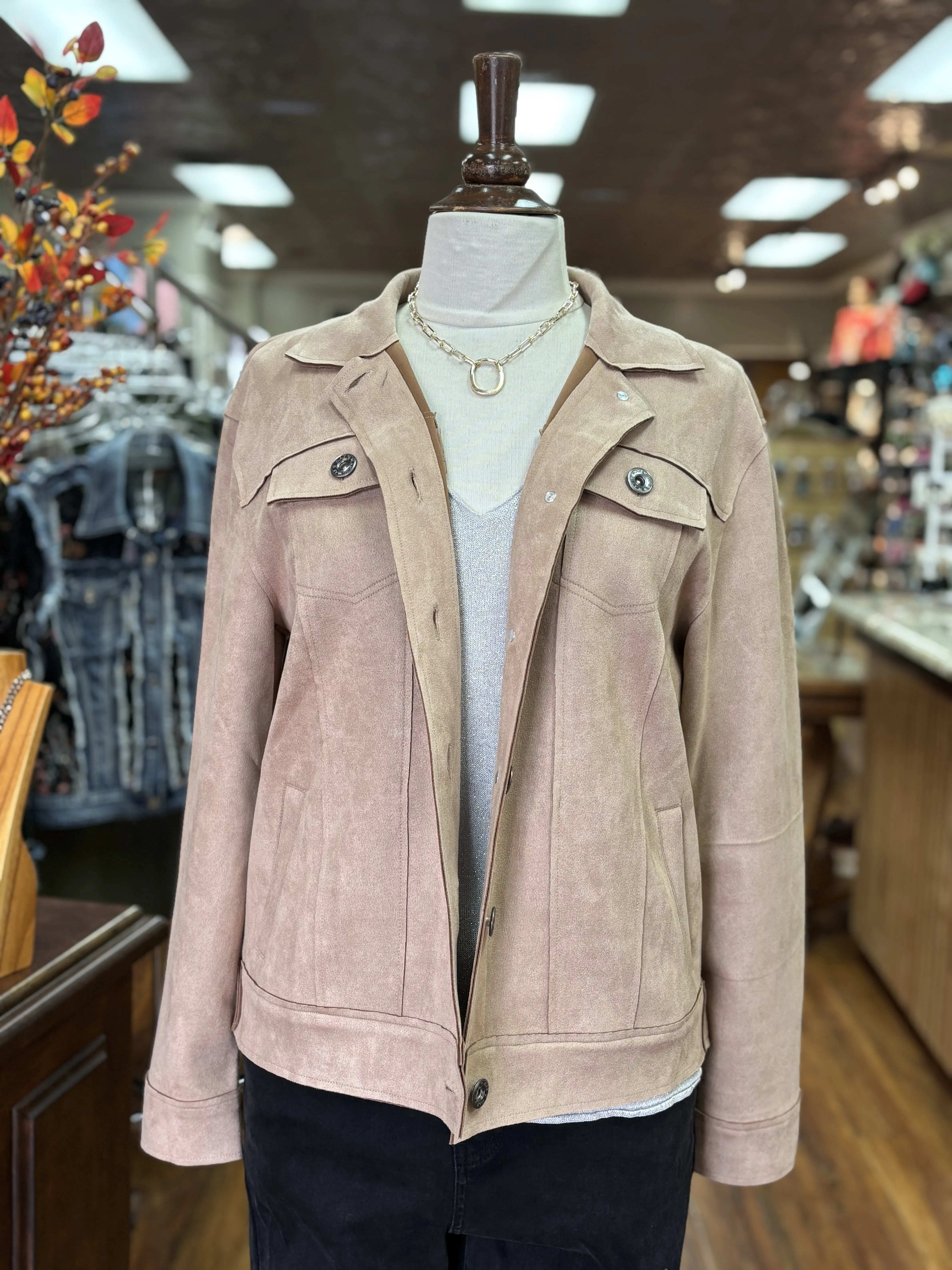 W.A.Y. - Suede Cowboy Jacket