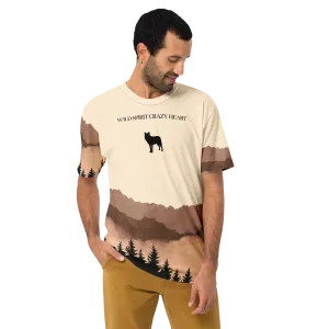Wild Spirit Crazy Heart Homines T-shirt